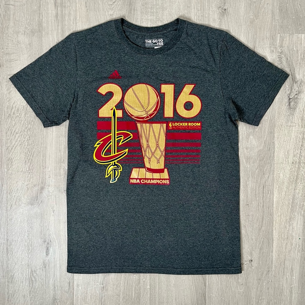 Cleveland Cavaliers Adidas 2016 Championship Locker Room Authentic T-Shirt - New